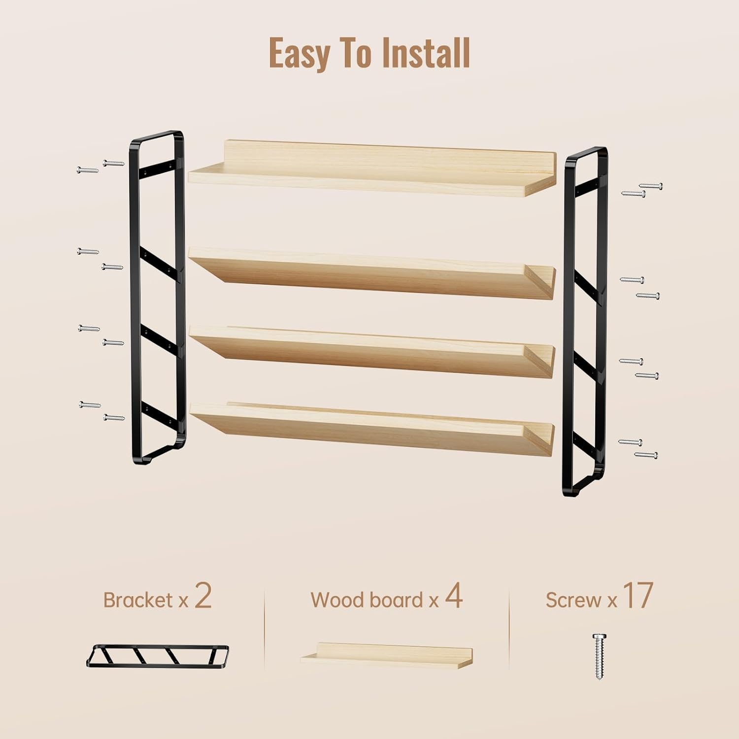 4-Tier Shelf Organizer