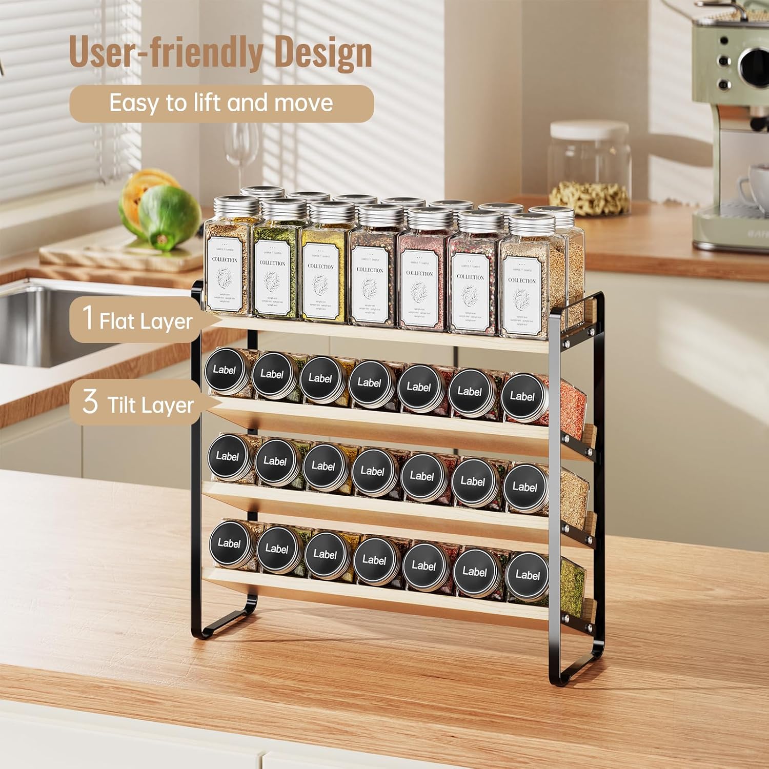 4-Tier Shelf Organizer