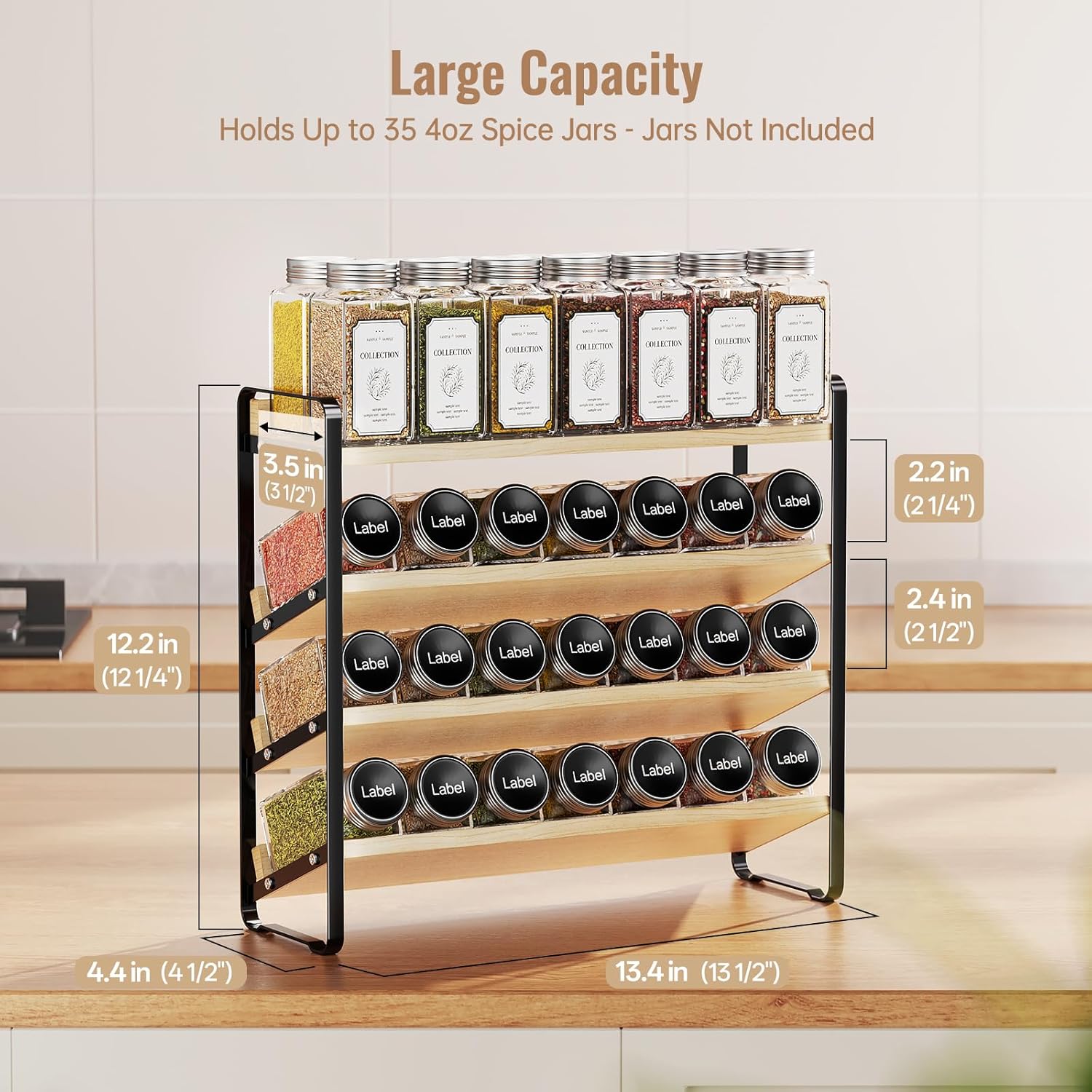 4-Tier Shelf Organizer
