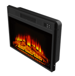 23" Fireplace Electric Embedded Insert Heater Glass Log Flame Remote Control