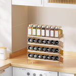 Clear Spice Rack Organizer