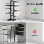 MUDEELA 10-Tier Adjustable Pot Pan Organizers