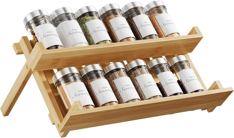 2 Tier Foldable Spice Rack