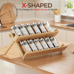 2 Tier Foldable Spice Rack