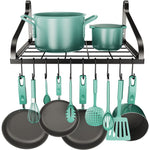 MUDEELA 8 Tiers Pan Organizer Rack and 11 Expandable Pan 8 Tiers Pot